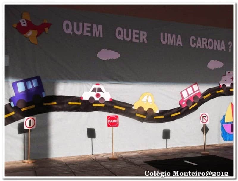 paineldiadotransito - Sugestão de Mural para o Dia Nacional do Trânsito - 25 de Setembro