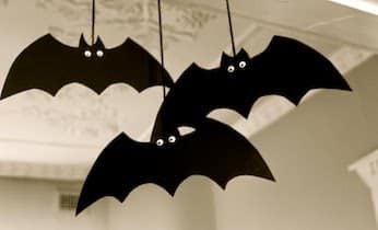 decoraçãomorcego - Morcegos para decorar a sala no Dia das Bruxas - Moldes