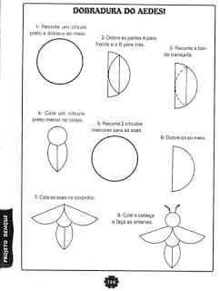 ORIGAMIMOSQUITODADENGUE - Projeto sobre a Dengue - Atividades