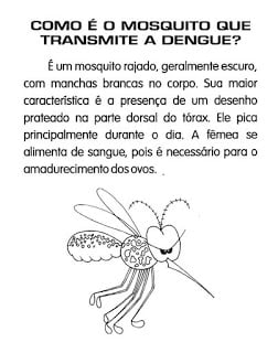 transmissordengue - Projeto sobre a Dengue - Atividades