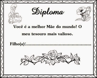 diploma da mam e para imprimir e colorir - Desenhos para colorir Dia das M&atilde;es - Atividades