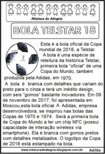 copa do mundo 2018 bola telstar texto imprimir 1 205x300 - Copa do Mundo 2018: Textos para imprimir