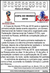 copa do mundo 2018 texto informativo imprimir 205x300 - Copa do Mundo 2018: Textos para imprimir
