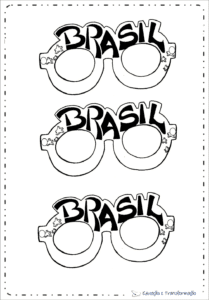 moldes copa do mundo oculos imprimir 209x300 - Moldes para Mural Copa do Mundo 2018