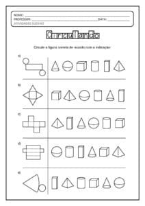 ATIVIDADES de matematica geometria page 003 212x300 - Diversas Atividades de Matemática para imprimir - Anos Iniciais