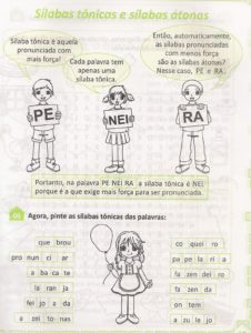 Atividades sobre Sílaba Tônica 3 226x300 - Atividades sobre Sílaba Tônica para imprimir