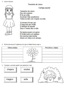 Atividades sobre Sílaba Tônica 4 226x300 - Atividades sobre Sílaba Tônica para imprimir