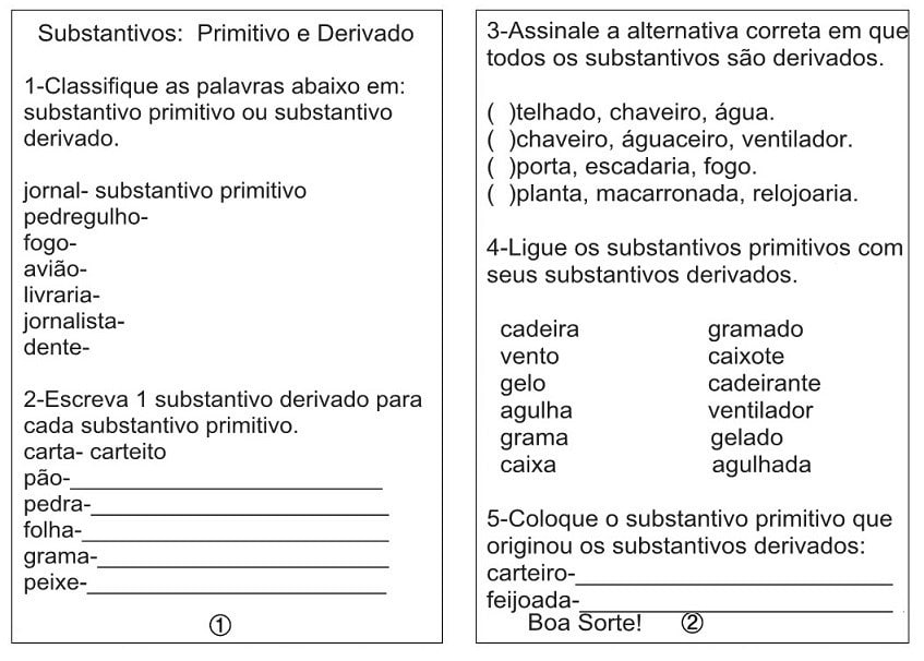 Substantivo derivado de dente