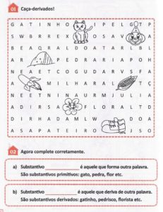 Atividades sobre Substantivos Primitivos e Derivados 3 231x300 - Atividades sobre Substantivos Primitivos e Derivados