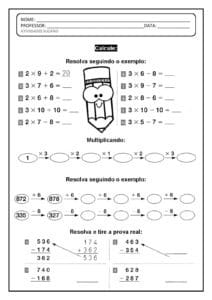 CALCULANDO multiplicaçãoes adições page 003 212x300 - Diversas Atividades de Matemática para imprimir - Anos Iniciais