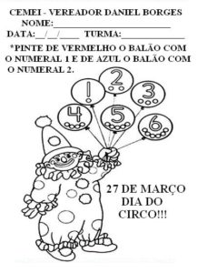 CEMEI Dia do Circo 04 217x300 - Dia do Circo - 27 de Março: Atividades para Imprimir