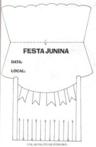 convite para Festa Junina