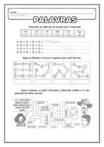 palavras 6 page 001 212x300 - Diversas Atividades de Português para imprimir - Anos Iniciais