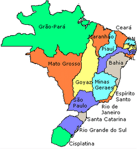 Brazil states1823 2 275x300 - Como surgiram os estados brasileiros