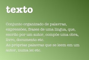 como criar um texto