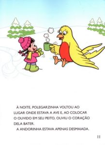 Polegarzinha 11 217x300 - História Infantil A Polegarzinha - Rosinha e Chico Bento
