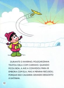 Polegarzinha 12 219x300 - História Infantil A Polegarzinha - Rosinha e Chico Bento