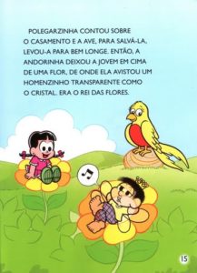 Polegarzinha 15 217x300 - História Infantil A Polegarzinha - Rosinha e Chico Bento