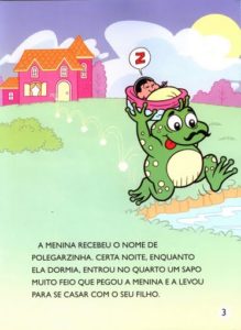 Polegarzinha 3 219x300 - História Infantil A Polegarzinha - Rosinha e Chico Bento