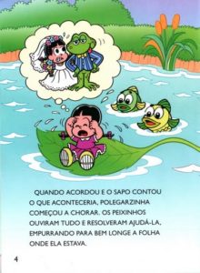 Polegarzinha 4 220x300 - História Infantil A Polegarzinha - Rosinha e Chico Bento