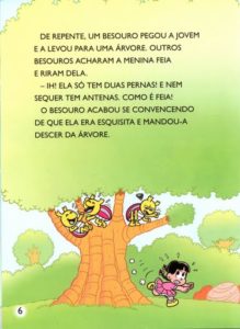 Polegarzinha 6 219x300 - História Infantil A Polegarzinha - Rosinha e Chico Bento