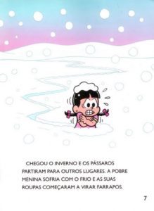 Polegarzinha 7 219x300 - História Infantil A Polegarzinha - Rosinha e Chico Bento