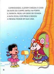 Polegarzinha 8 221x300 - História Infantil A Polegarzinha - Rosinha e Chico Bento