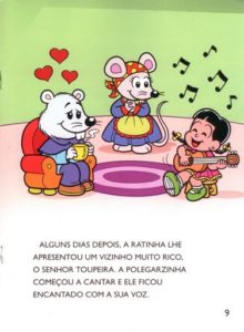 Polegarzinha 9 220x300 - História Infantil A Polegarzinha - Rosinha e Chico Bento