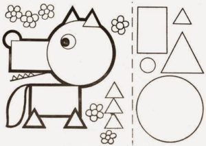 atividade educação infantil formas geométricas colorir animais 9 300x213 - Atividades com Formas Geométricas: Educação Infantil