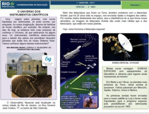 Atividades sobre o Sistema Solar