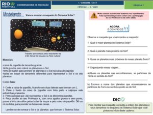 atividade sistema solar4 300x226 - Atividades sobre o Sistema Solar: Ciências e Português