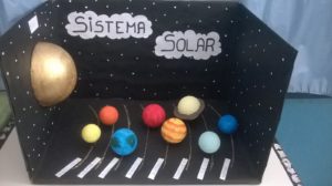 maquete sistema solar4 300x168 - Atividades sobre o Sistema Solar: Ciências e Português