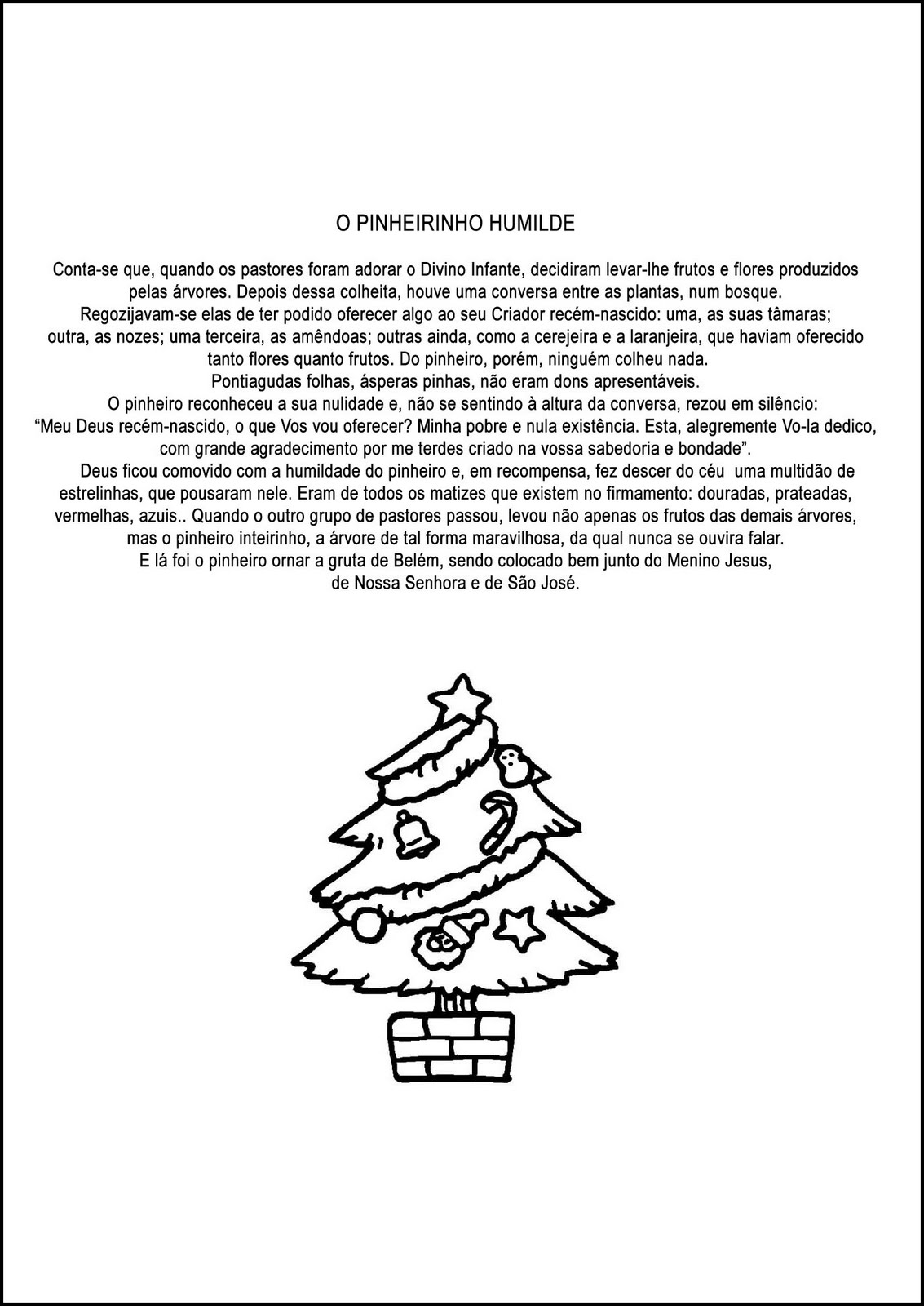 Textos Natalinos - Atividades para o Natal - Mundinho da Criança