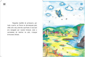 livro 9 300x202 - A borboleta azul: Livro, atividades de compreensão e sequência didática
