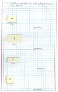 060 area e perimetro 190x300 - Plano de aula sobre Sólidos Geométricos e Perímetro - 4° Ano