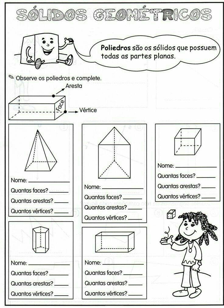 Plano De Aula Sobre Sólidos Geométricos E Perímetro 4° Ano Mundinho