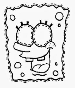 Make A Spongebob Mask Coloring Page copy 500x583 257x300 - Máscaras para o Carnaval - Ideias e Moldes