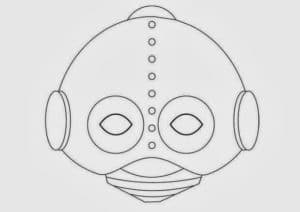 robot mask nfu 300x212 - Máscaras para o Carnaval - Ideias e Moldes