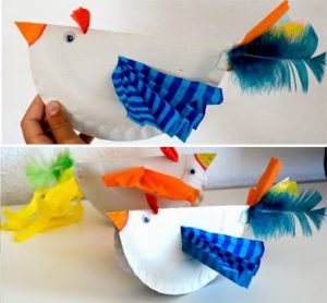 passarinhos 300x278 - Ideias de como fazer Pássaros com material reciclável