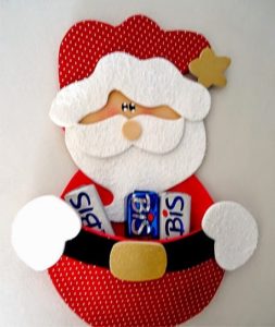 porta bomobm papai noel lembrancinha de natal eva moldes passo a passo2 1 253x300 - Lembrancinha para o Natal: Porta Bombom