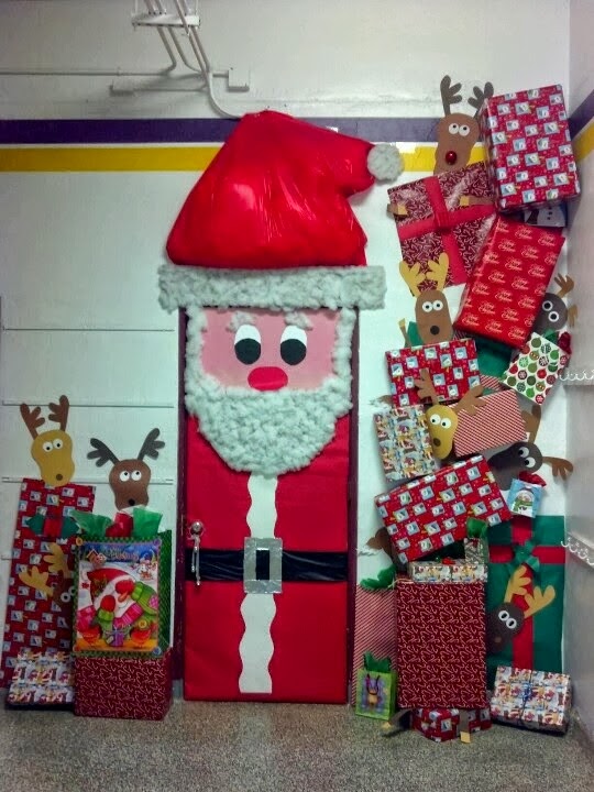 Natal: Ideias para decorar a porta da sala de aula - Mundinho da Criança