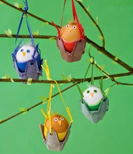 rock a bye birdies easter craft photo 260 FF0409EGGSA17 260x300 - Ideias de como fazer Pássaros com material reciclável