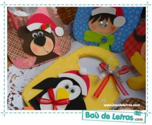 sacolinhas natal5 300x248 - Lembrancinha com doces para o Natal